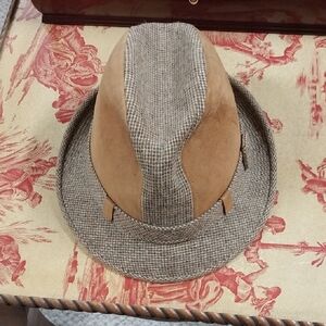 Vintage Knox Pacesetter Tweed and Suede Fedora Hat